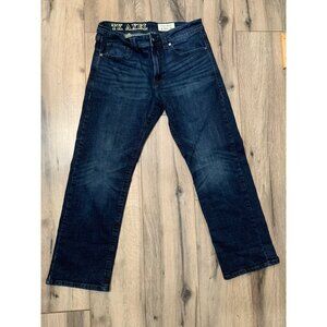 TK Axel Mens W32 L30 Slim Boot Blue Denim Jeans